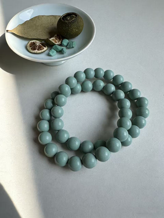 Jade Pearl Oracle - Incense Bead Bracelet