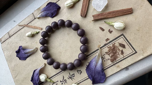 Violet Aura - Incense Bead Bracelet