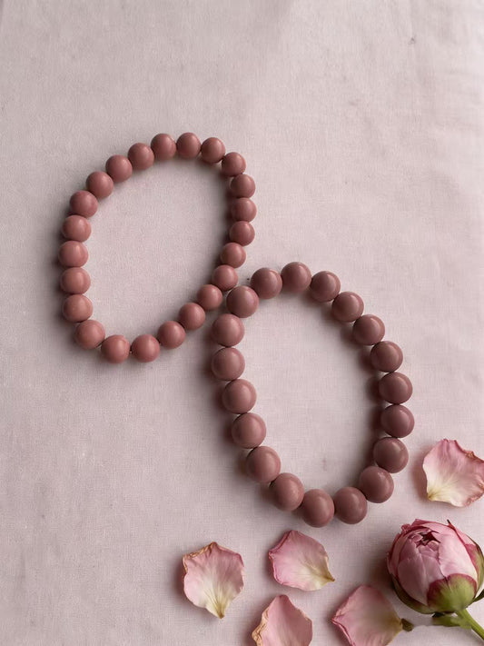 Rouge Blossom - Bead Bracelet