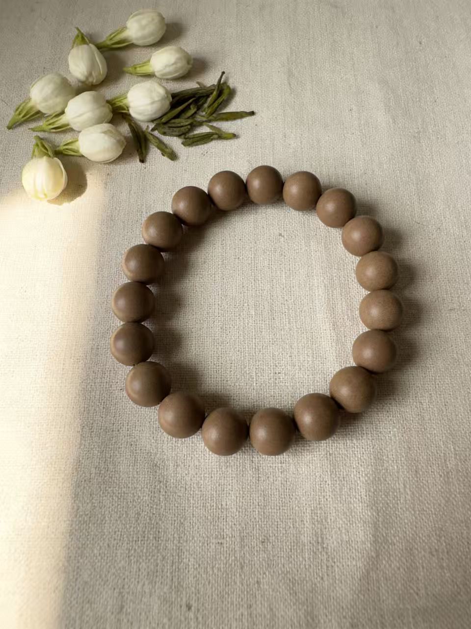 Longjing Jasmine - Incense Bead Bracelet