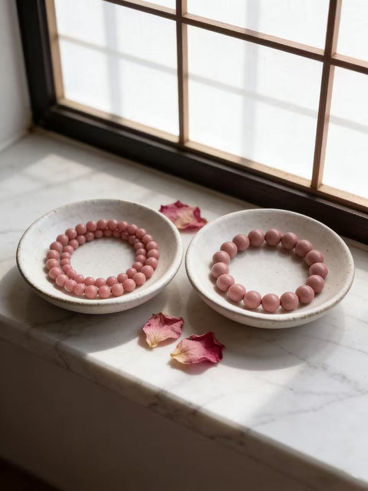 Rouge Blossom - Bead Bracelet