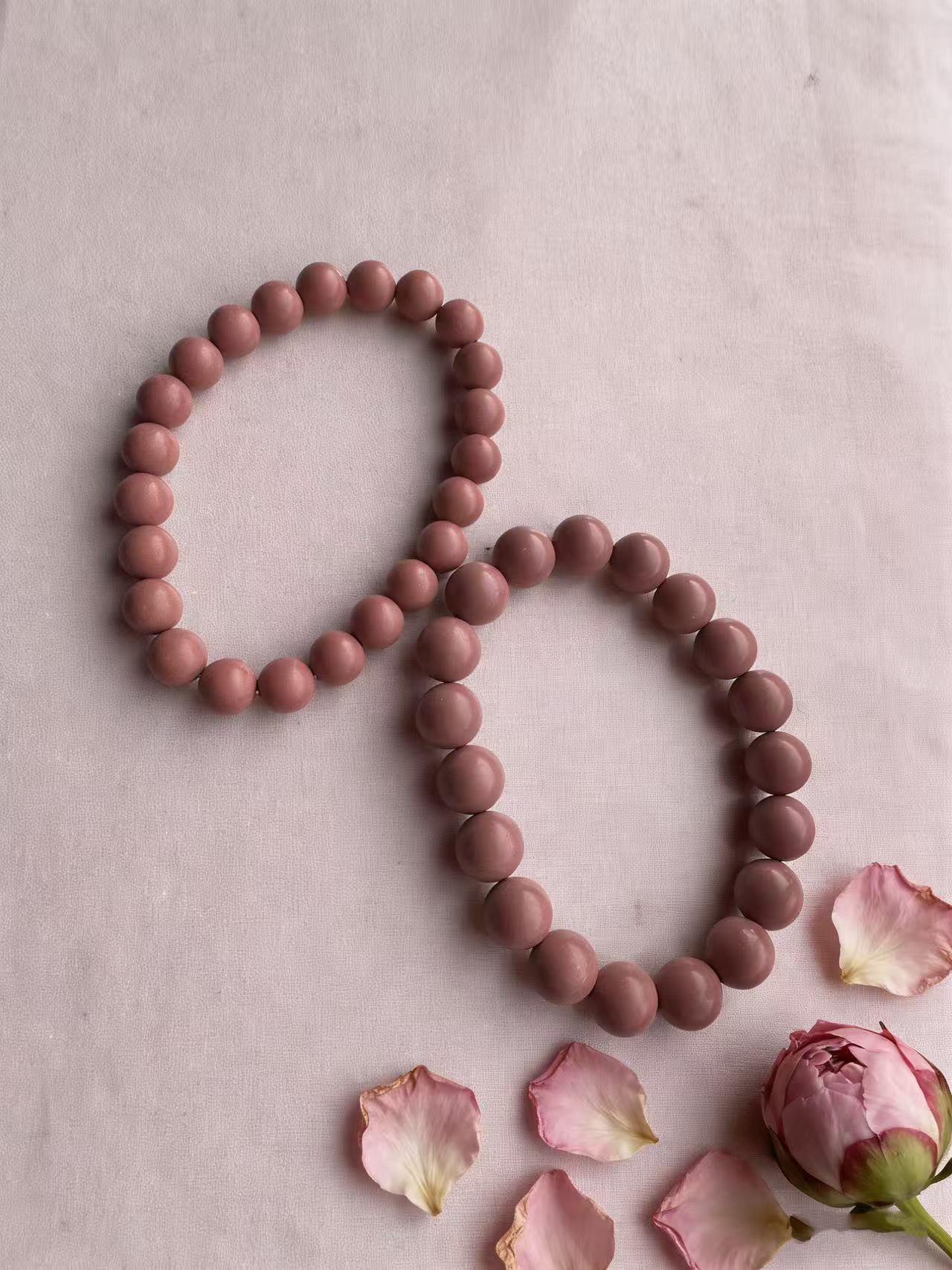 Rouge Blossom - Bead Bracelet