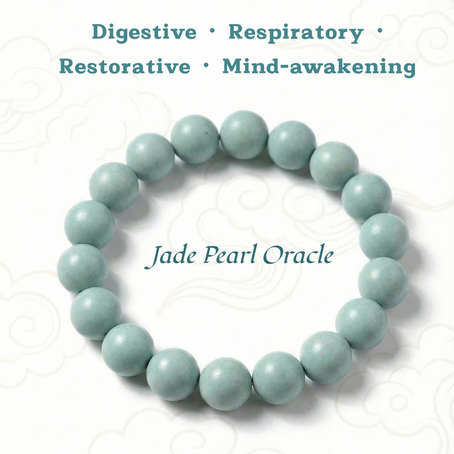 Jade Pearl Oracle - Incense Bead Bracelet