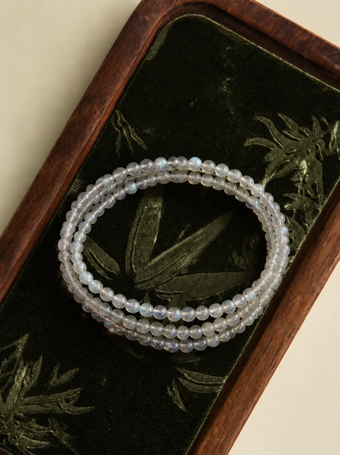 Gray Moonstone, Labradorite & Blue Moonstone Multi-Wrap Bracelet | Natural Crystal Jewelry | Boho Style